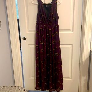 Mossimo Peacock Maxi dress